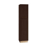 Home Decorators Collection Newport 18 in. W x 24 in. D x 84 in. H Assembled Plywood Pantry Kitchen Cabinet in Manganite with Soft Close RH