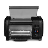 Black Hot Dog Roller and Toaster Oven