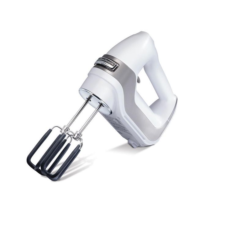 Professional White 7-Speed Hand Mixer