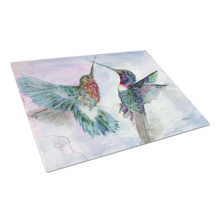 Hummingbird Combat Tempered Glass Large Cutting Board