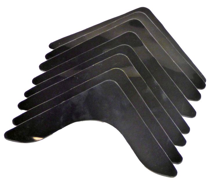 Reusable Corner Area Carpet Rug Grippers - V Shaped - Prevents Curling, Moving, Sliding, & Slipping - Anchors Carpet To Your Floor - 8pc Set