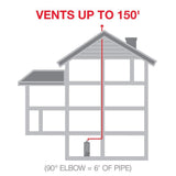 Performance 40 Gal. Tall 6 Year 40,000 BTU Natural Gas Power Vent Tank Water Heater - Super Arbor