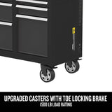 CRAFTSMAN 51.2-in L x 37.5-in H 8-Drawers Rolling Black Wood Work Bench