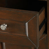 Andover 18 in. W x 65 in. H x 16 in. D Bathroom Linen Storage Tower Cabinet in Dark Cherry