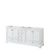 Deborah 47.25 in. W x 21.5 in. D Vanity Cabinet in White - Super Arbor