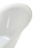 Jacqueline 5.7 ft. Acrylic Clawfoot Non-Whirlpool Bathtub in White - Super Arbor
