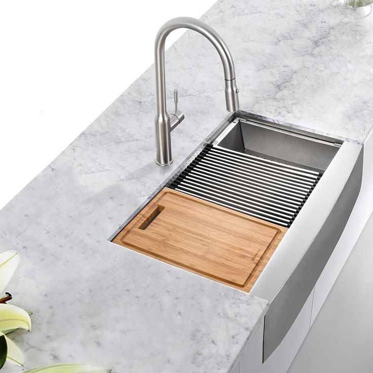 All-in-One Apron-Front Farmhouse Stainless Steel 33 in. 50/50 Double Bowl Workstation Sink with Faucet and Accessories