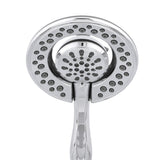 In2ition Two-in-One 4-Spray 6.1 in. Dual Wall Mount Fixed and Handheld Shower Head in Chrome - Super Arbor