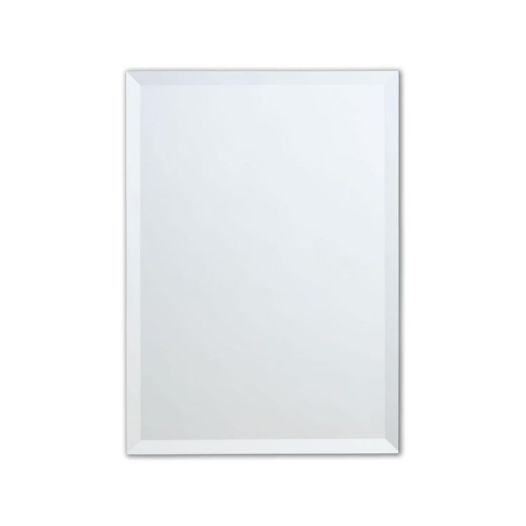 30 in. x 40 in. Frameless Beveled Edge Copper-Free Rectangle Bathroom Vanity Mirror