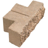 Oldcastle Tango 4 in. x 12 in. x 6 in. Brown/Buff Concrete Garden Wall Block (144 Pieces / 48 Face ft. / Pallet) - Super Arbor