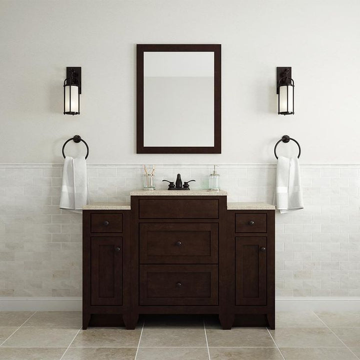 Modular 24 in. x 31 in. Framed Vanity Mirror in Java