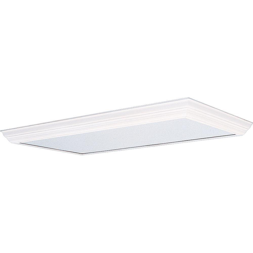 White Fluorescent Fixture Diffuser - Super Arbor