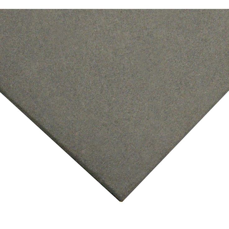 Eco-Sport 1 in. T x 1.66 ft. W x 1.66 ft. L Coal Interlocking Rubber Flooring Tiles (50.0 sq. ft.) (18-pack)