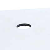 Cambridge 60 in. Left Drain Rectangular Apron Front Bathtub in White - Super Arbor
