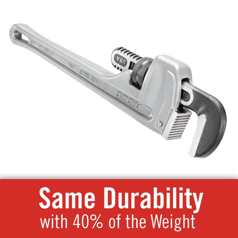 14 in. Model 814 Aluminum Straight Pipe Wrench - Super Arbor