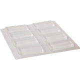 1/2 in. x 1 in. Clear Bumpers - Super Arbor