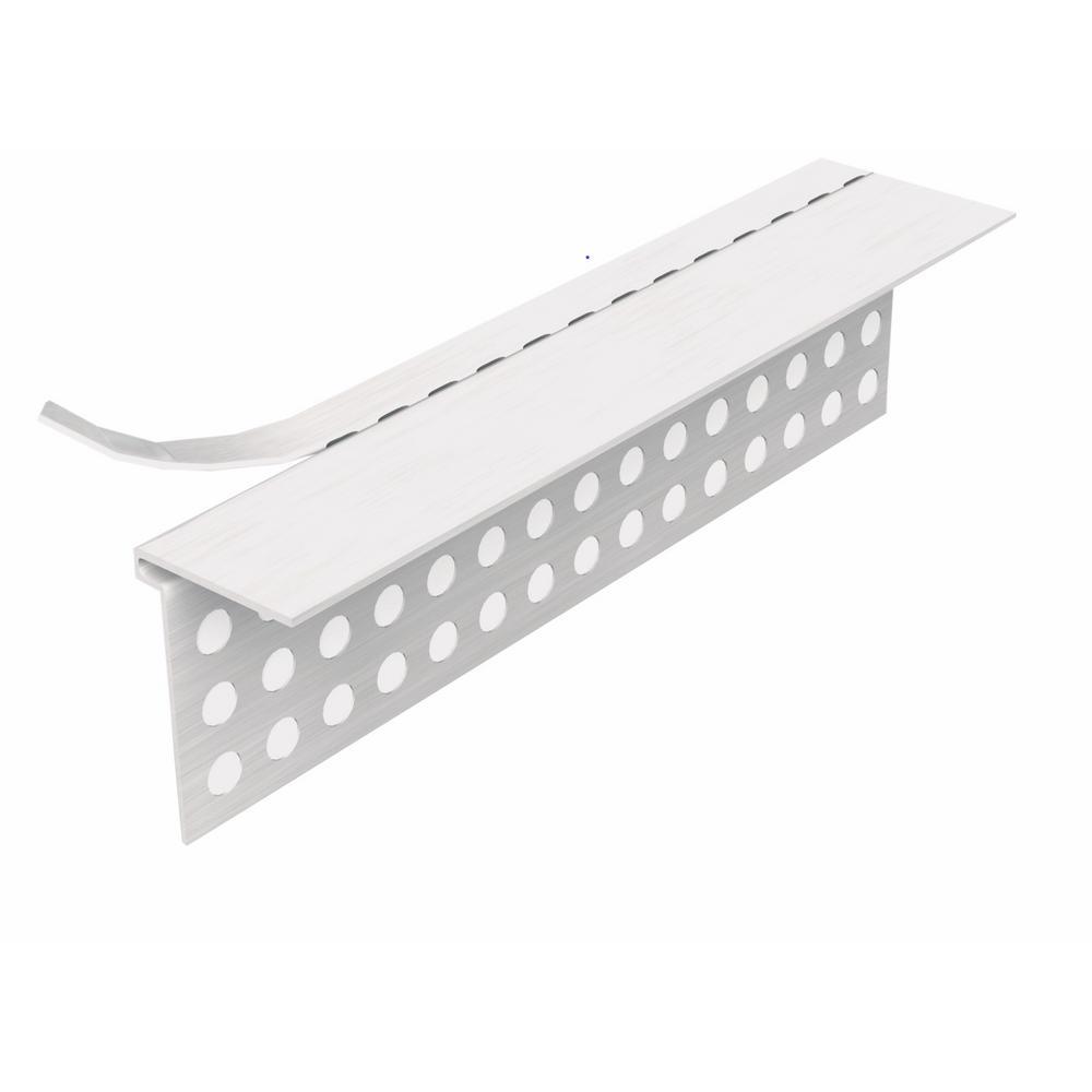 1/2 in. X 10 ft. Vinyl Rip Bead L-Trim - Super Arbor