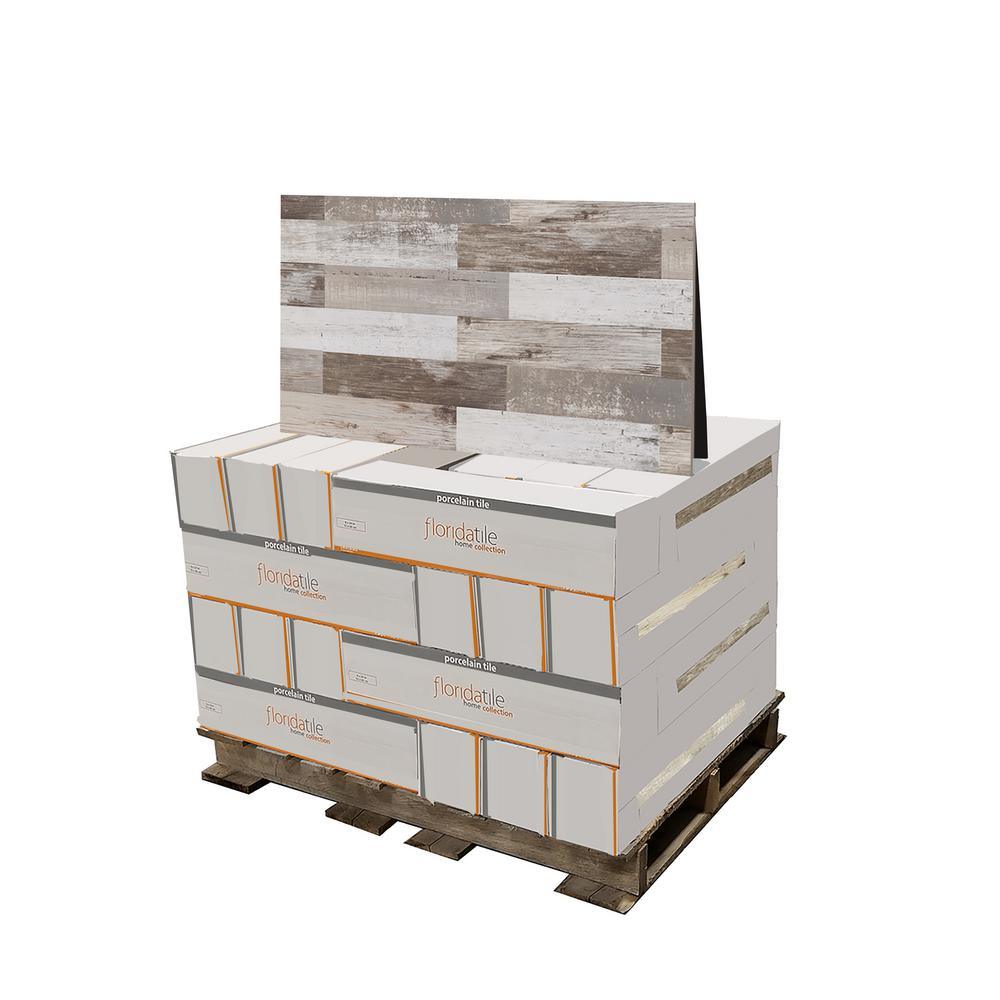 Painted Wood Beige 6 in. x 24 in. Porcelain Floor and Wall Tile (448 sq. ft./ pallet) - Super Arbor
