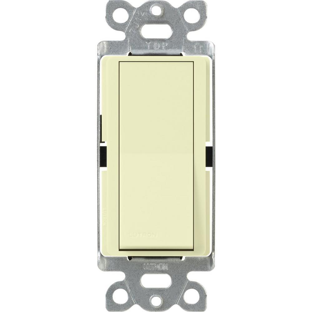Claro 15 Amp 3-Way Rocker Switch with Locator Light, White - Super Arbor