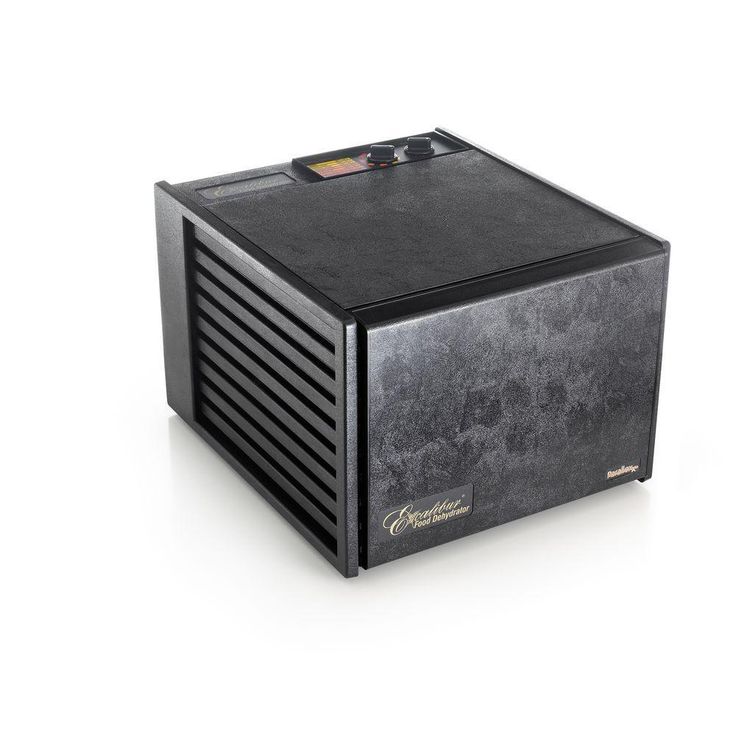 9-Tray Black Electric Food Dehydrator with Variable Temperatures and 26-hour Timer and  Automatic Shut Off