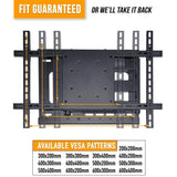 Full Motion TV Wall Mount with Included HDMI Cable, Fits 37 in. - 70 in. TV and VESA Compatible 600 mm x 400 mm - Super Arbor