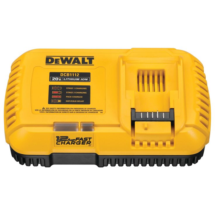 20V and FLEXVOLT 12 Amp Fan Cooled Fast Charger