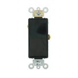 15 Amp Decora Plus Commercial Grade Single Pole Rocker Switch, Black - Super Arbor