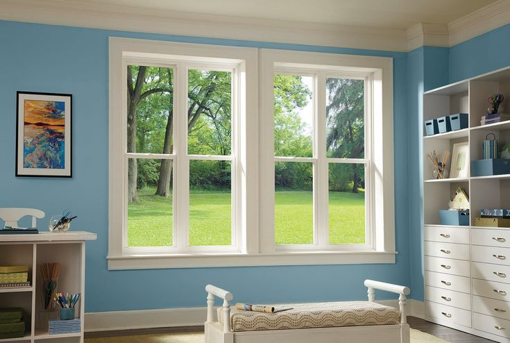 RELIABILT 105 Series New Construction 35-1/2-in x 59-1/2-in x 2-5/8-in Jamb White Vinyl Low-e Argon Single Hung Window with Grids Half Screen Included