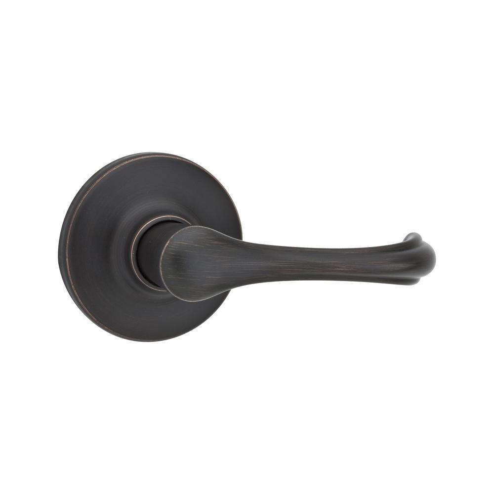Dorian Satin Nickel Passage Hall/Closet Door Lever with Microban Antimicrobial Technology - Super Arbor