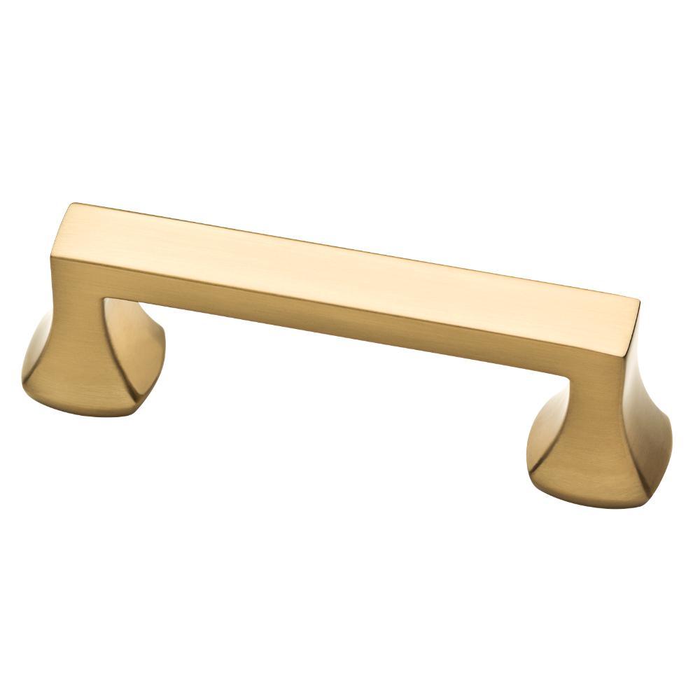 Mandara 5-1/16 in. (128 mm) Center-to-Center Satin Nickel Drawer Pull - Super Arbor