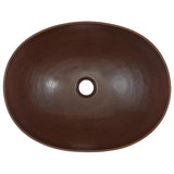 SINKOLOGY Maxwell All-In-One 18 in. Copper Bathroom Vessel Sink with Pfister Ashfield Rustic Bronze Faucet and Drain