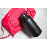 Ranger 64 oz. Black Powder Coated Stainless Steel Vacuum Growler