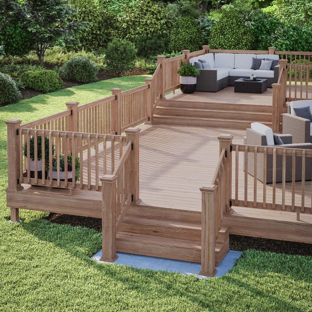 Deckorators 6 in. x 6 in. Newport Classic Cedar Wood Post Cap