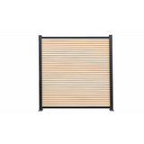 Frame It All 6 ft. x 6 ft. Riviera Composite Fence Panel Cedar (5-Pack)