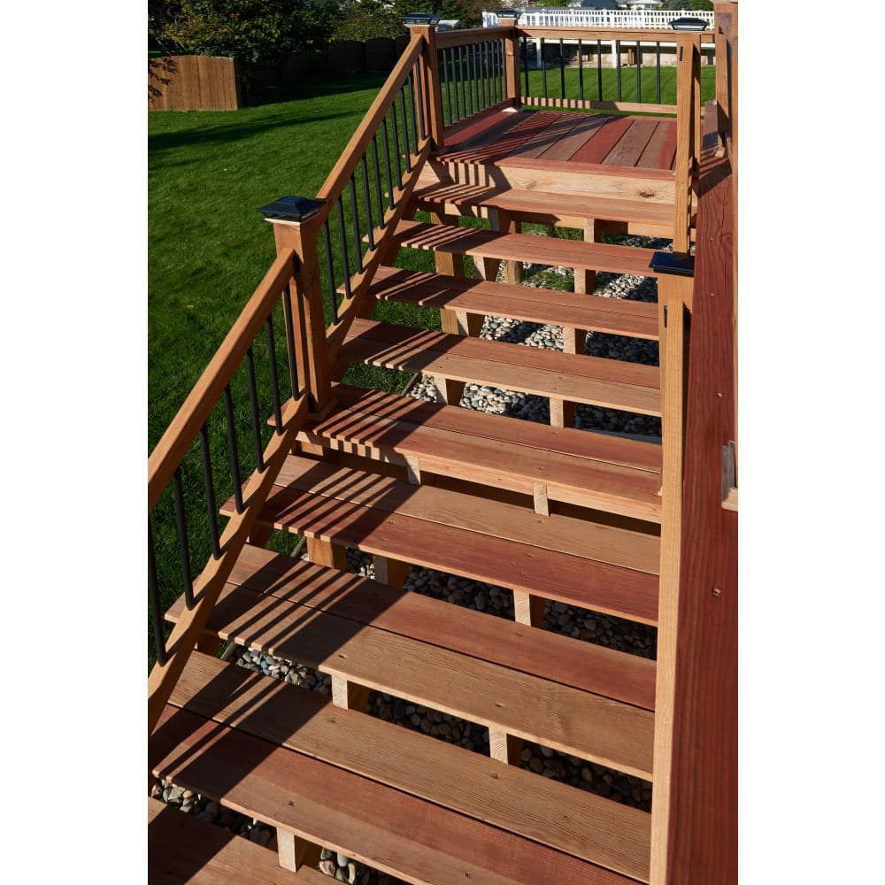 8-Step Pressure-Treated Cedar-Tone Pine Stair Stringer
