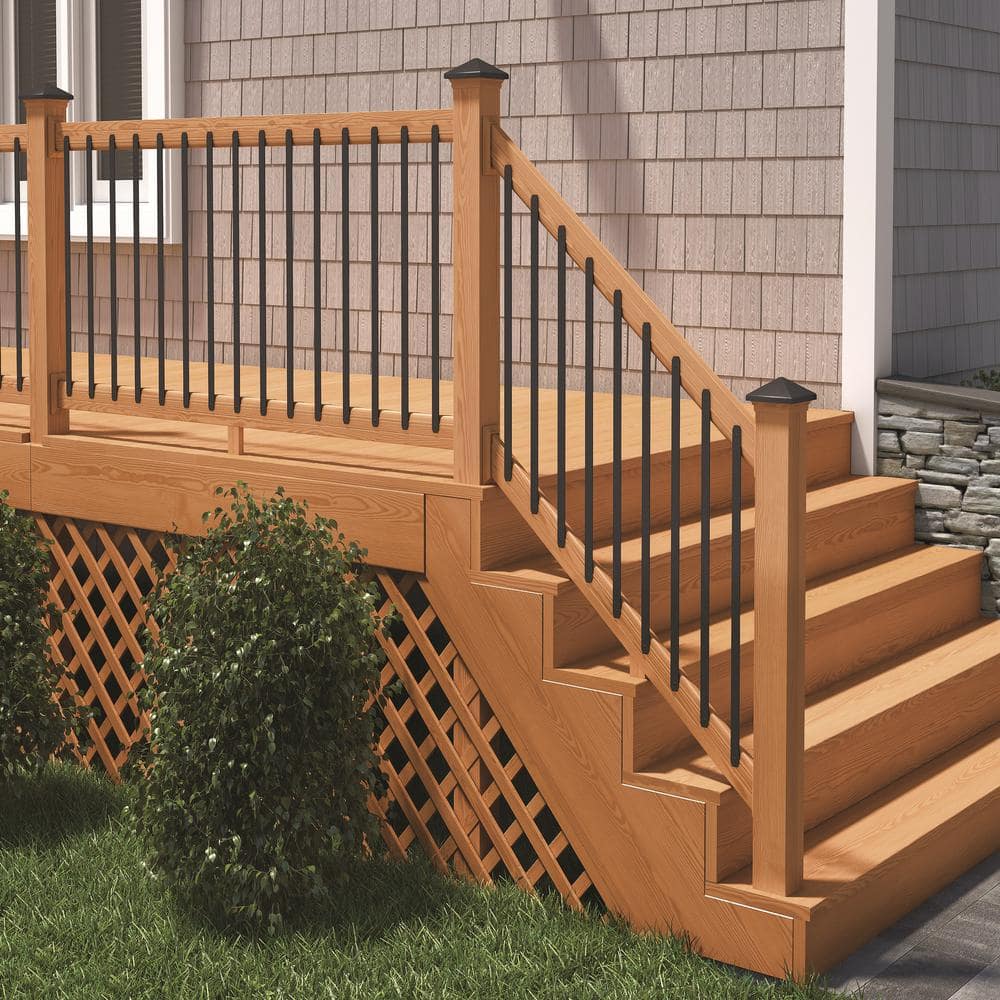 8-Step Pressure-Treated Cedar-Tone Pine Stair Stringer