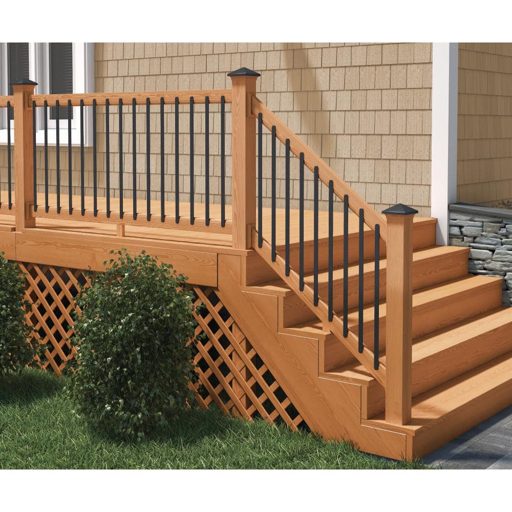 8-Step Pressure-Treated Cedar-Tone Pine Stair Stringer