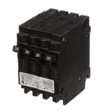 Triplex 2-Outer 20 Amp Single-Pole and 1-Inner 30 Amp Double-Pole Circuit Breaker