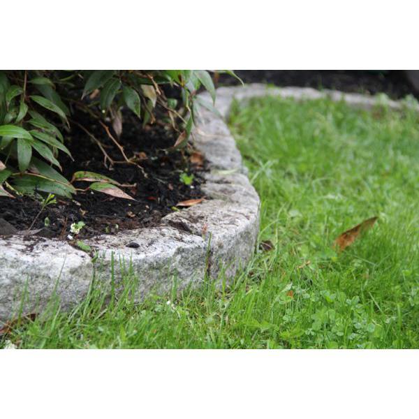 Cobblestone 9 in. x 5 in. x 5 in. Gray Granite Edging (75-Pieces/56 Linear ft./Pallet) - Super Arbor