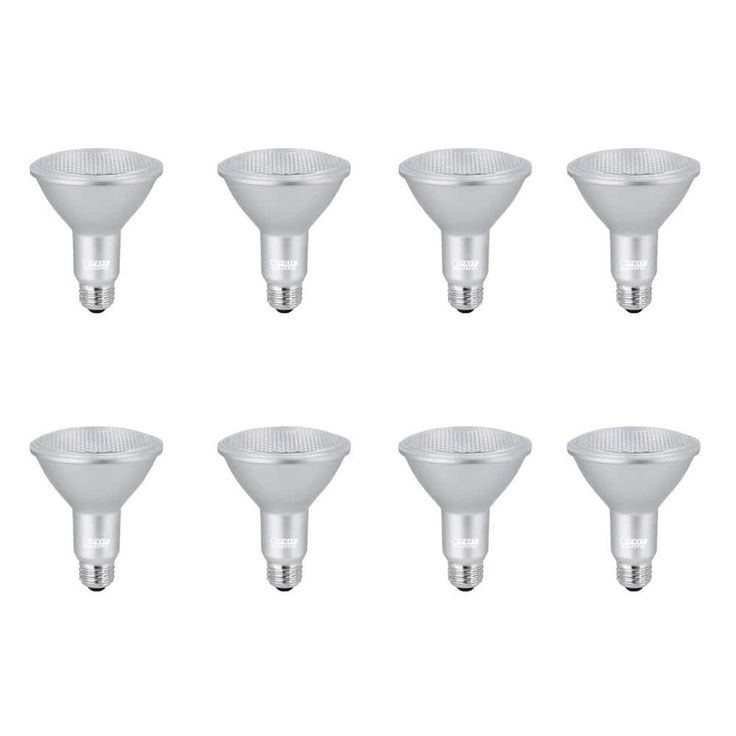 Feit Electric 75-Watt Equivalent PAR30 Dimmable CEC Title 24 Compliant LED ENERGY STAR 90+ CRI Flood Light Bulb, Bright White (8-Pack)