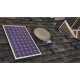 800 CFM Weatherwood Galvanized Steel Solar Powered Attic Fan - Super Arbor