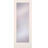 24 in. x 80 in. Privacy Smooth 1 Lite Primed MDF Interior Door Slab - Super Arbor