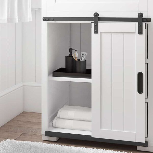 Style Selections Morriston 24-in White Undermount Single Sink Bathroom Vanity with White Engineered Stone Top