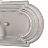 24 in. 3-Light Brushed Nickel Bathroom Vanity Light with Glass Shades
