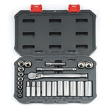 Crescent 25-PC 3/8-in Dr Std and Deep SAE MTS
