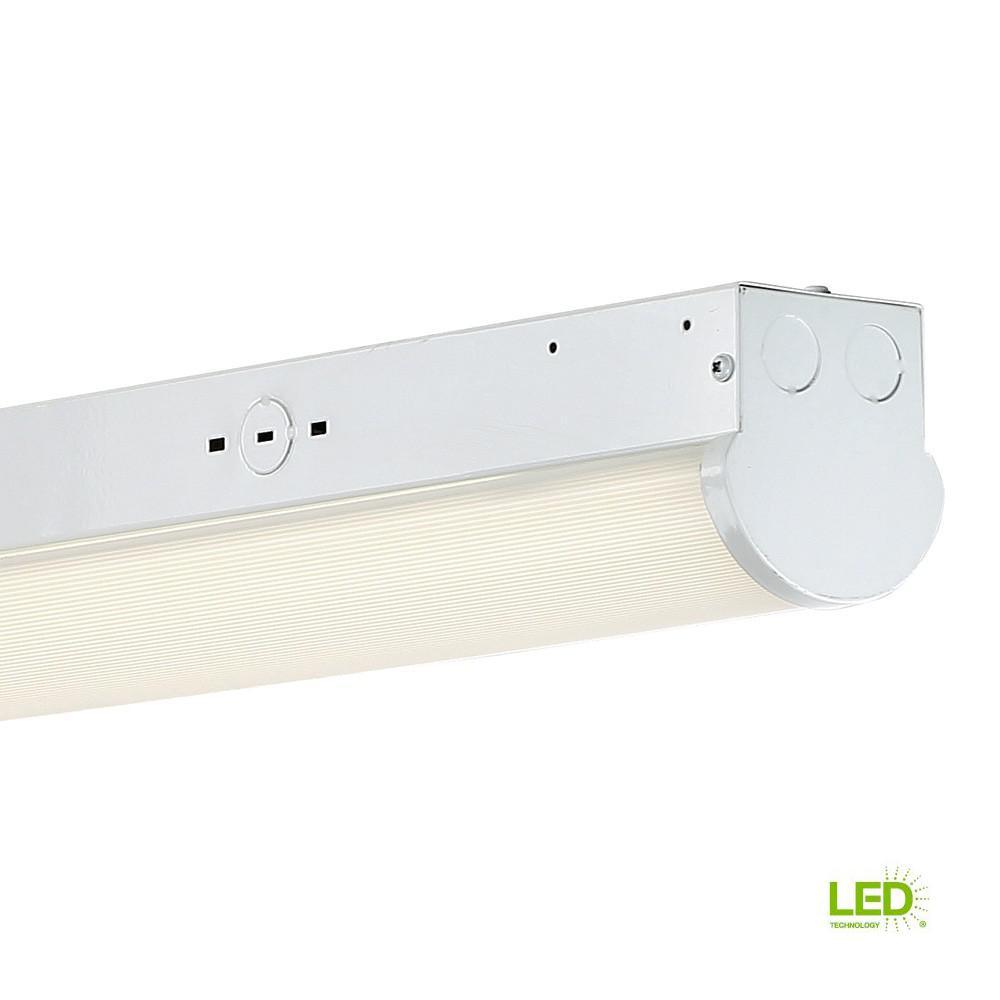 97-Watt 8 ft. White Integrated LED MV 10000 Lumen Surface Mount Strip Light - Super Arbor