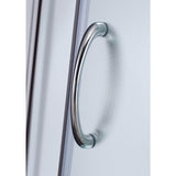 Breeze 36 in. L x 36 in. W x 76 in. H Corner Shower Kit with Frosted Glass, Shower Base and Wall in White - Super Arbor