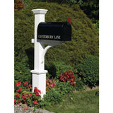 Lazy Hill Farm Designs Black Post-Mounted Bristol Mailbox - Super Arbor