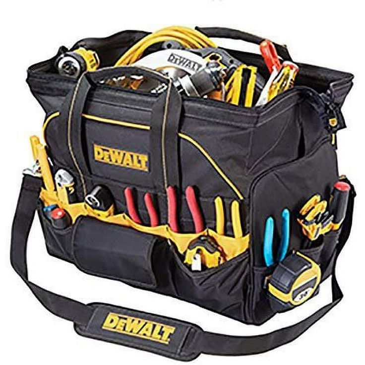 18 in. 28-Pocket Pro Contractor's Closed-Top Tool Bag
