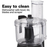 450-Watt 10-Cup Food Processor with Bowl Scraper Attachment